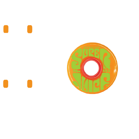 OJ Mini Super Juice 78a Skateboard Wheels - Orange 55mm