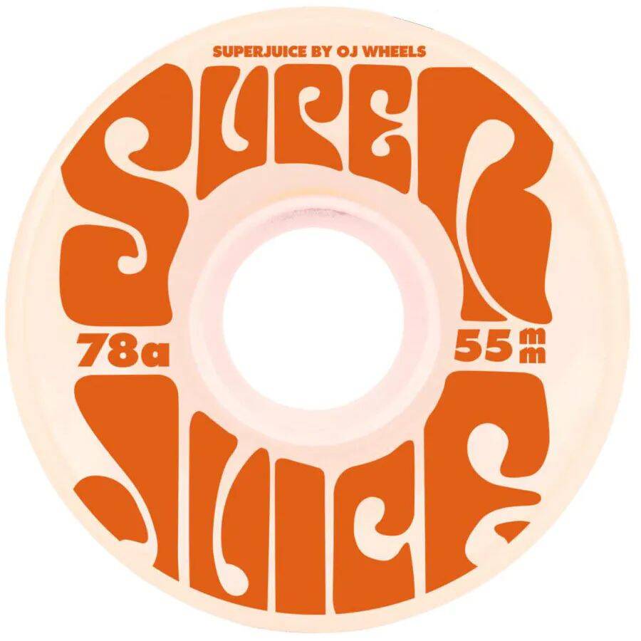OJ Mini Super Juice 78a Skateboard Wheels - White 55mm