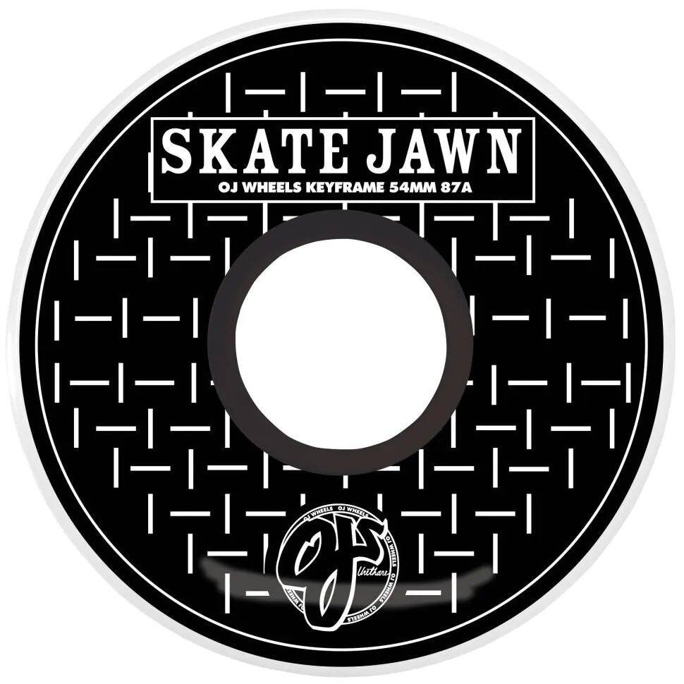 OJ Skate Jawn Keyframe 87a Skateboard Wheels - Black 54mm