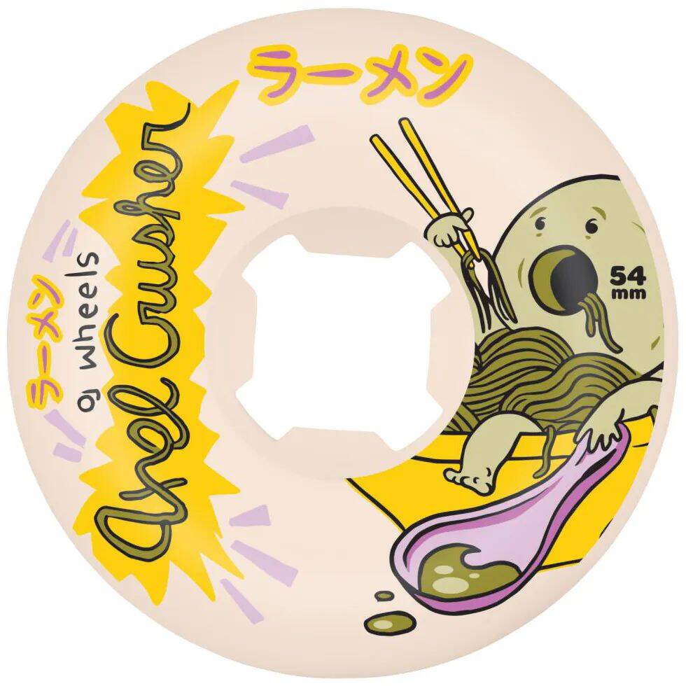 OJ Elite Axel Crusher Ramen Mini Combo 101a Skateboard Wheels - White 54mm
