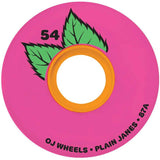 OJ Plain Jane Keyframe 87a Skateboard Wheels - Pink 54mm