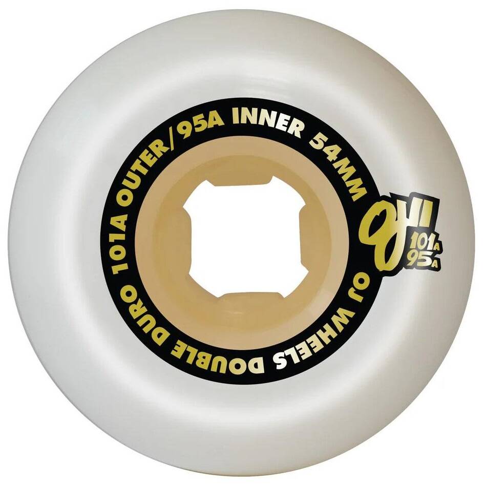 OJ Double Duro Skateboard Wheels - Gum 54mm