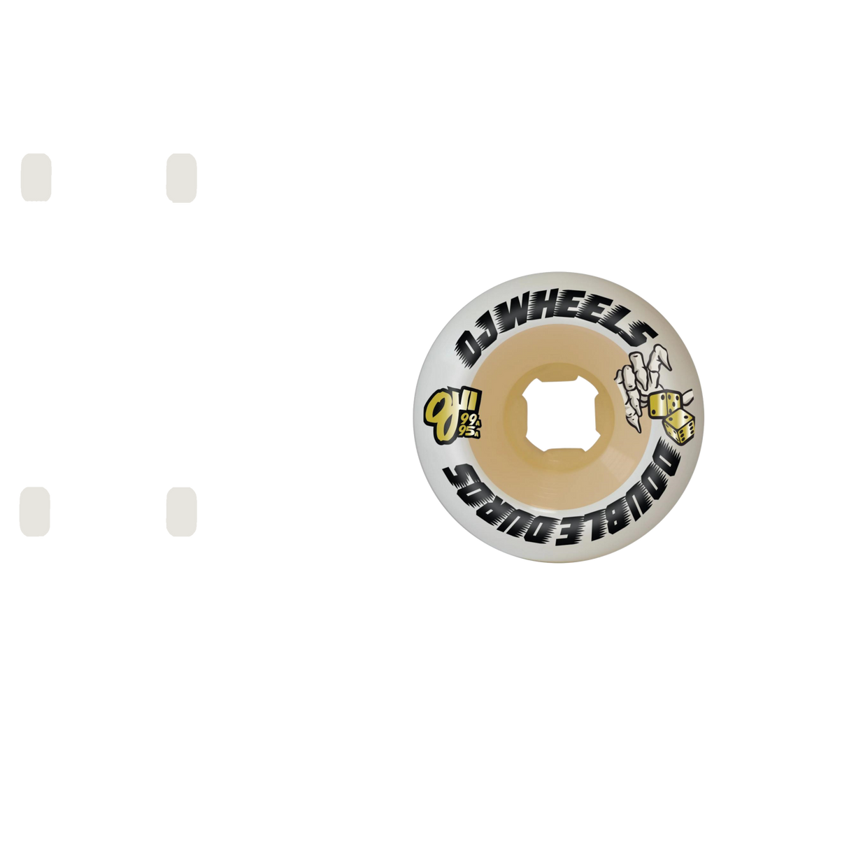 OJ Double Duro Skateboard Wheels - Gum 58mm