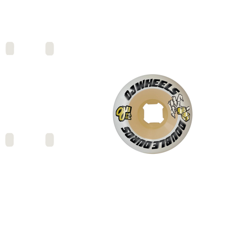 OJ Double Duro Skateboard Wheels - Gum 58mm