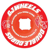 OJ Double Duro Skateboard Wheels - Red 56mm