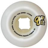 OJ Double Duro Skateboard Wheels - White 53mm