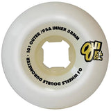 OJ Double Duro Skateboard Wheels - White 58mm
