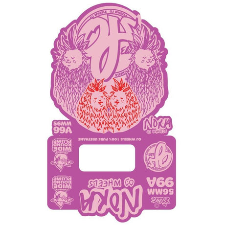 OJ Elite Vasconcellos Chubbies Skateboard Wheels - Pink 56mm