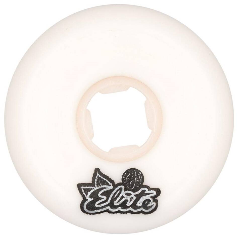 OJ Elite Nomads Skateboard Wheels - Black/White 57mm