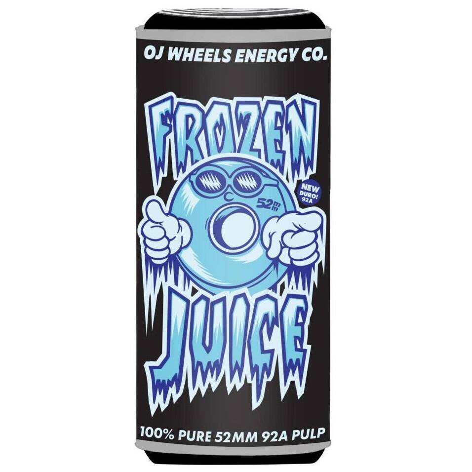 OJ Frozen Energy Keyframe Skateboard Wheels - Grey/Black 52mm