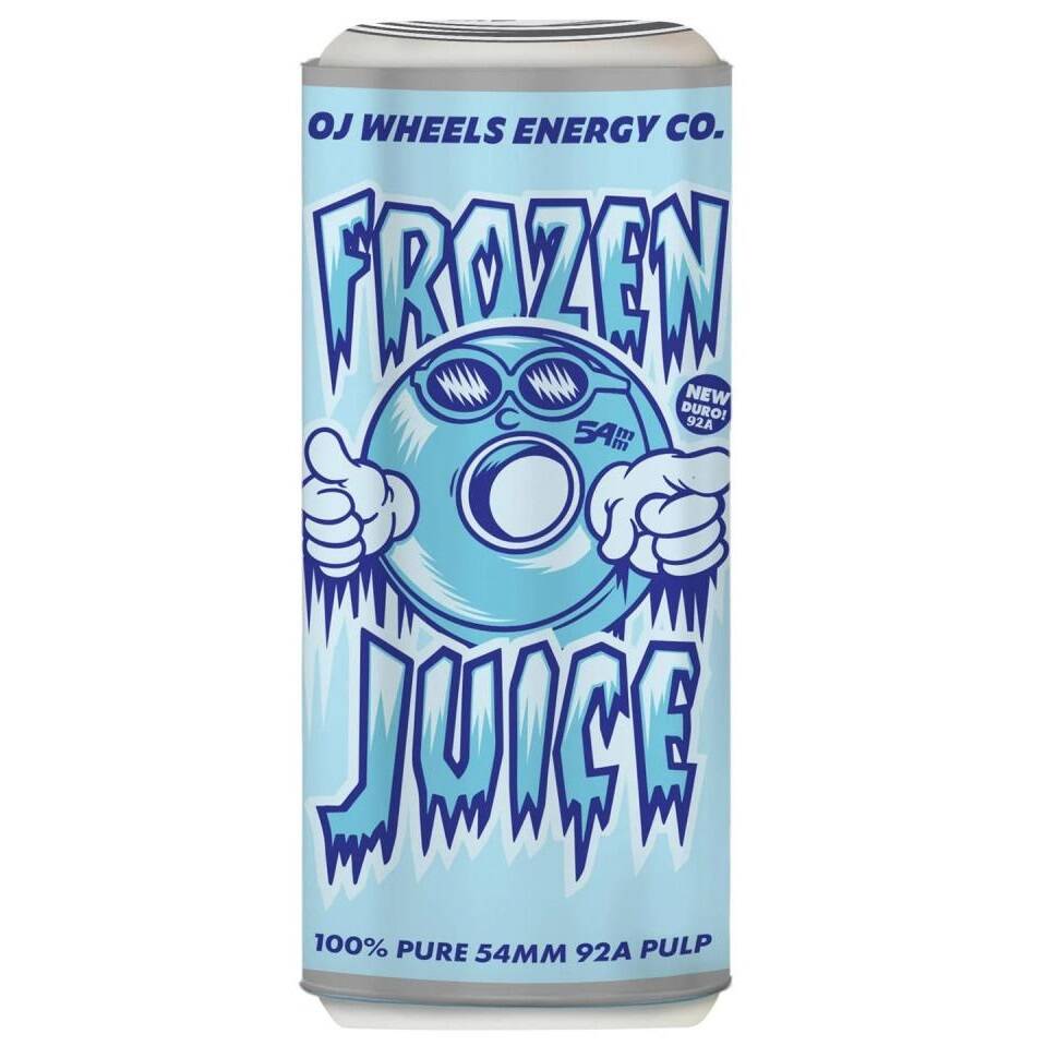 OJ Frozen Energy Keyframe Skateboard Wheels - Grey/White 54mm
