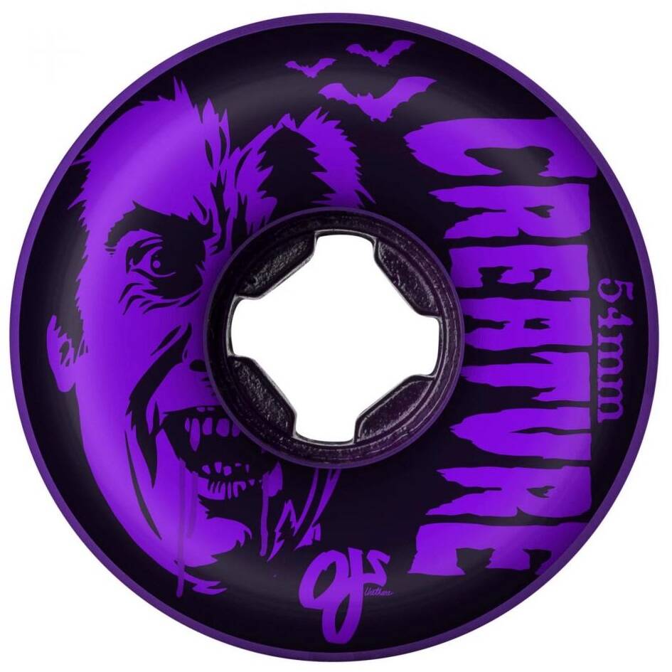 OJ How To Kill A Vampire Skateboard Wheels - Purple 54mm