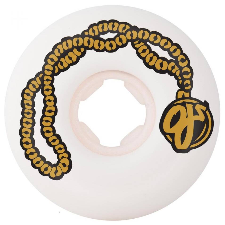 OJ Mini Chubbies Lil Bling Blings Skateboard Wheels - White 45mm