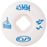 OJ Mini Chubbies Lil Dough Butts Skateboard Wheels - White/Blue/Black 45mm