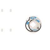 OJ Mini Chubbies Lil Dough Butts Skateboard Wheels - White/Blue/Black 45mm