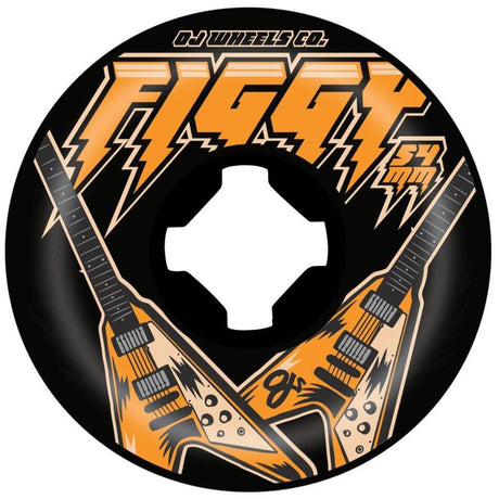 OJ Mini Figgy Flying V Combos Skateboard Wheels - Black 54mm