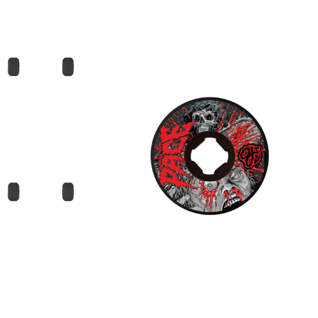 OJ Rob Pace Chainsaw Chubbies Skateboard Wheels - Black 54mm