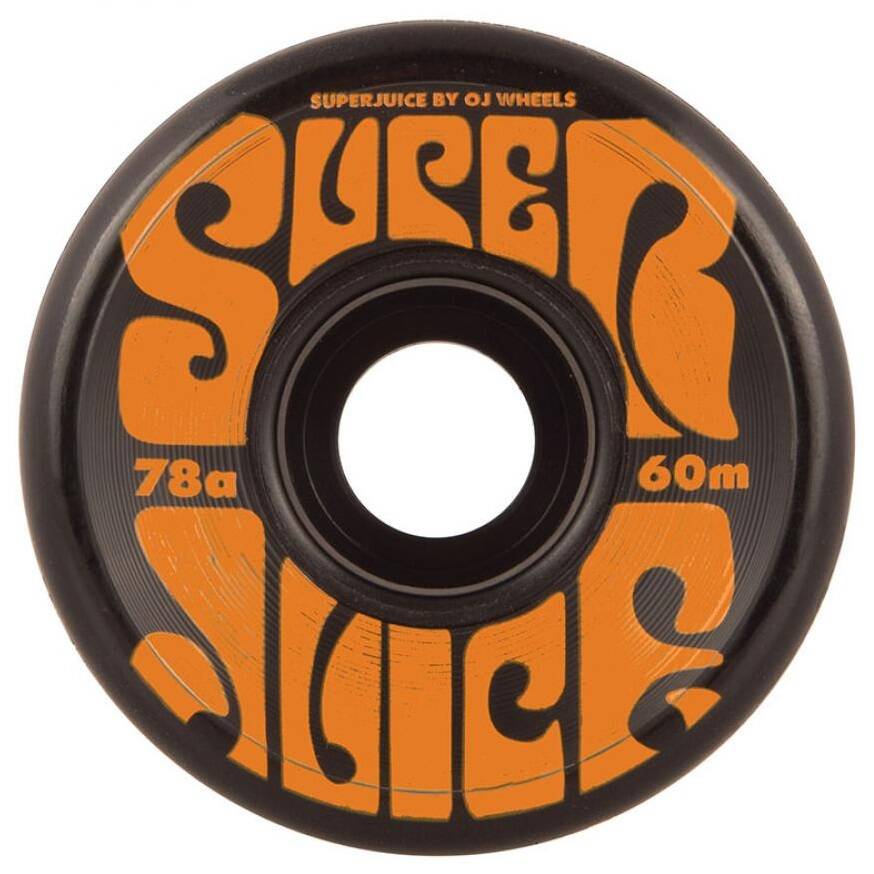 OJ Super Juice Skateboard Wheels - Black 60mm