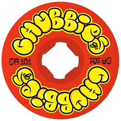 OJ Throw Ups Chubbies Skateboard Wheels - Red 56mm