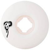 OJ Throw Ups Chubbies Skateboard Wheels - White 56mm