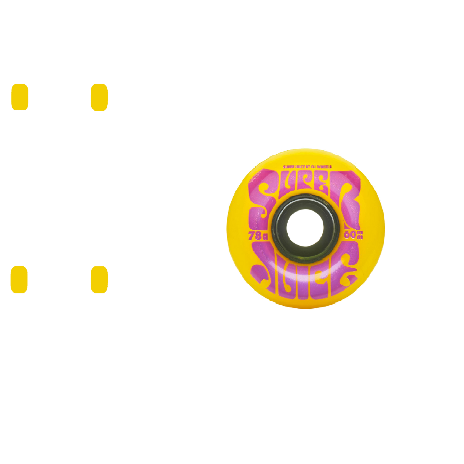 OJ Super Juice 78a Skateboard Wheels - CMYK 60mm