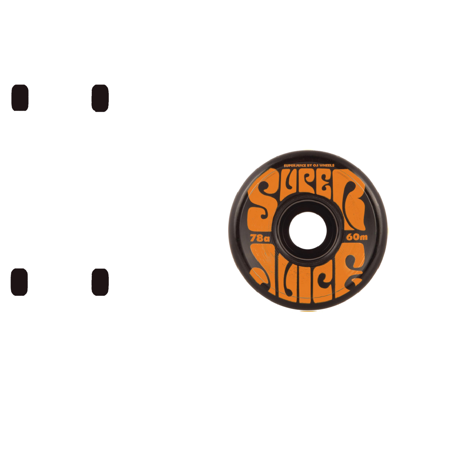 OJ Mini Super Juice 78a Skateboard Wheels - Orange/Black 55mm