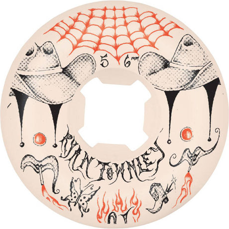 OJ Ryan Townley Elite Mini Combo 101a Skateboard Wheels - White 56mm