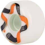 OJ Star Keyframe Soft Skateboard Wheels - White 56mm