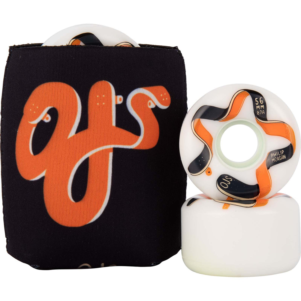 OJ Star Keyframe Soft Skateboard Wheels - White 56mm