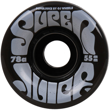 OJ Mini Super Juice 78a Skateboard Wheels - Trans Black 55mm