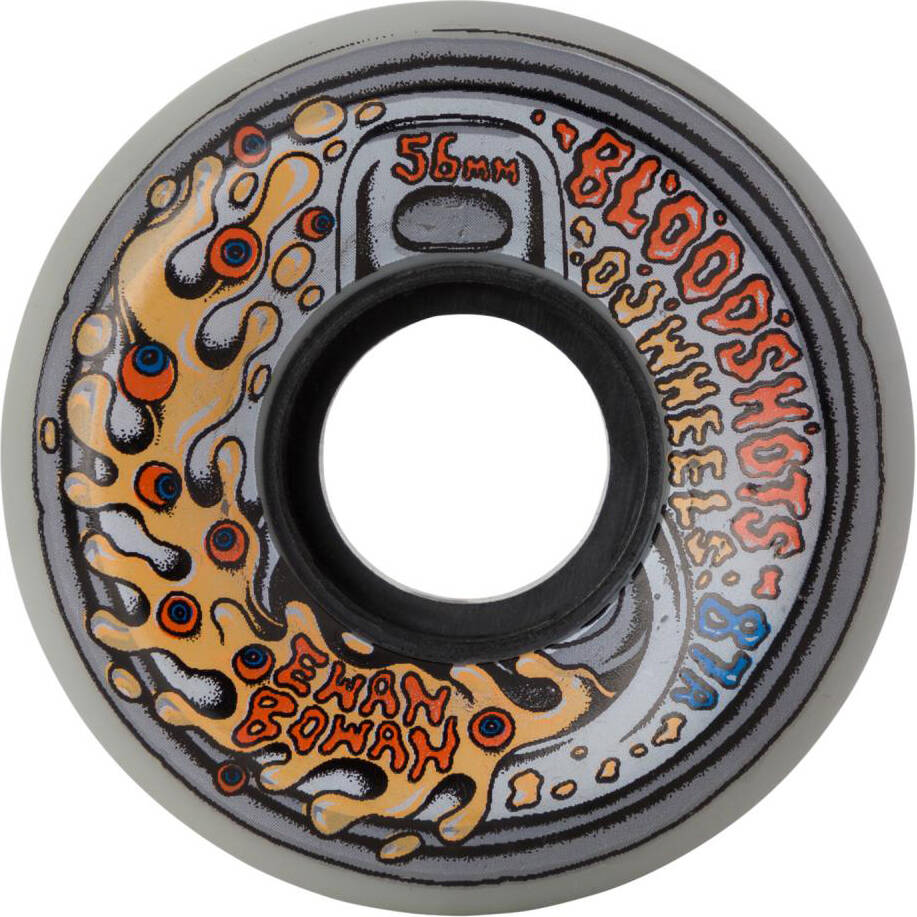 OJ Bowman Bloodshots Keyframe 87a Skateboard Wheels - Multi 56mm