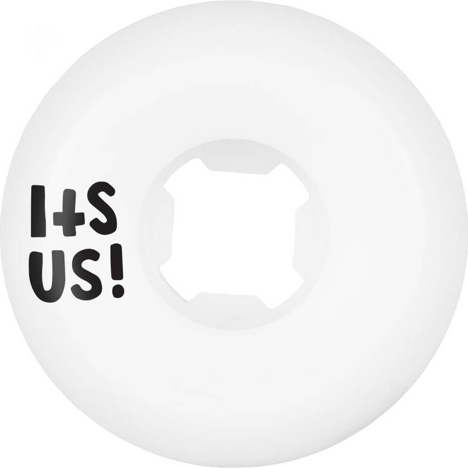 OJ Elite Milton Martinez Its Us Hardline 101A Skateboard Wheels - Yellow/White 56mm