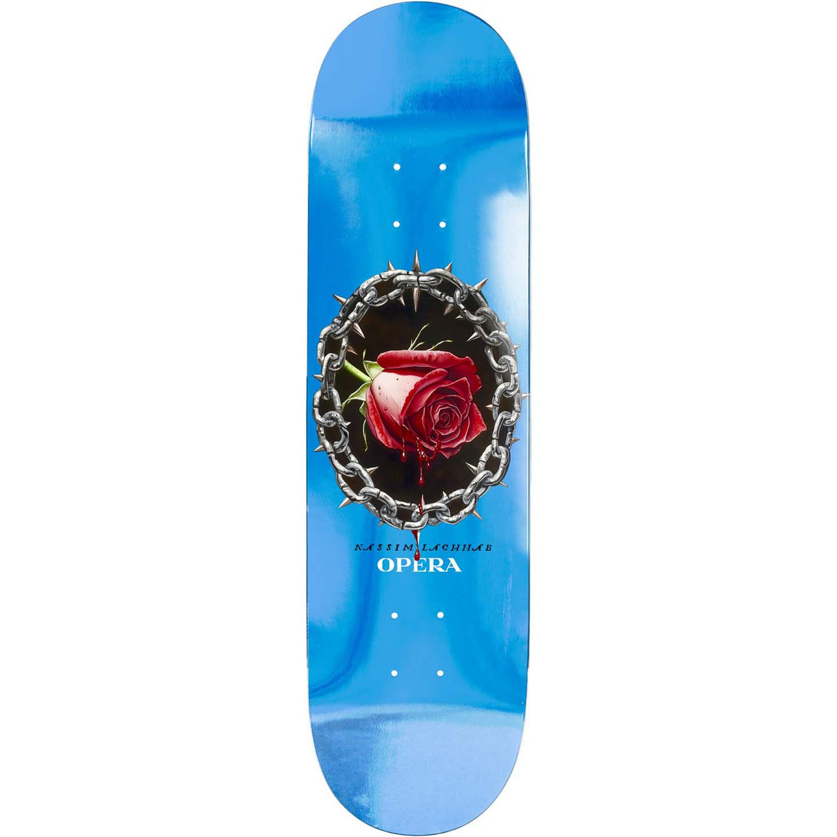 Opera Blood Rose Skateboard Deck - Nassim 8"