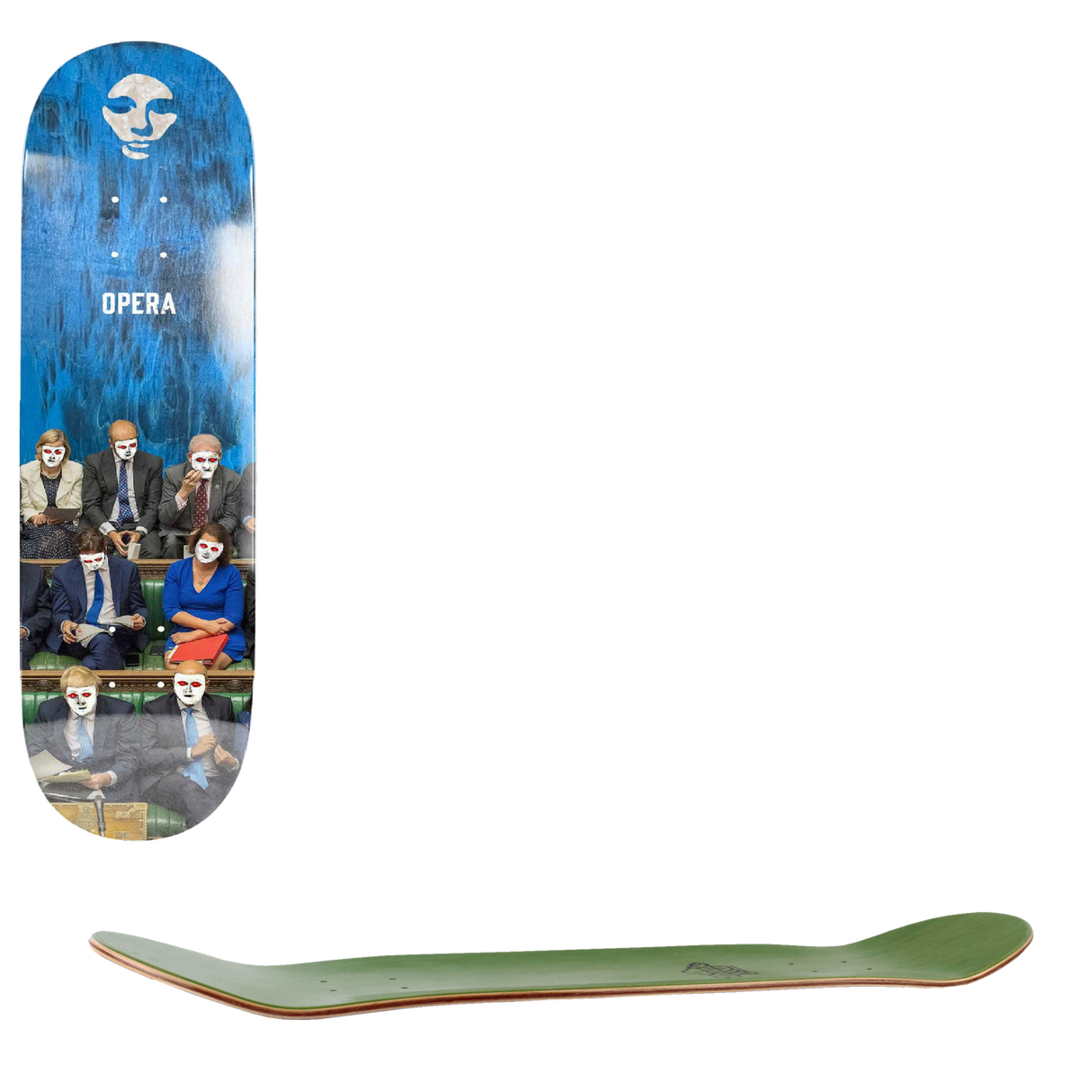 Opera Bureaucracy Skateboard Deck 9"