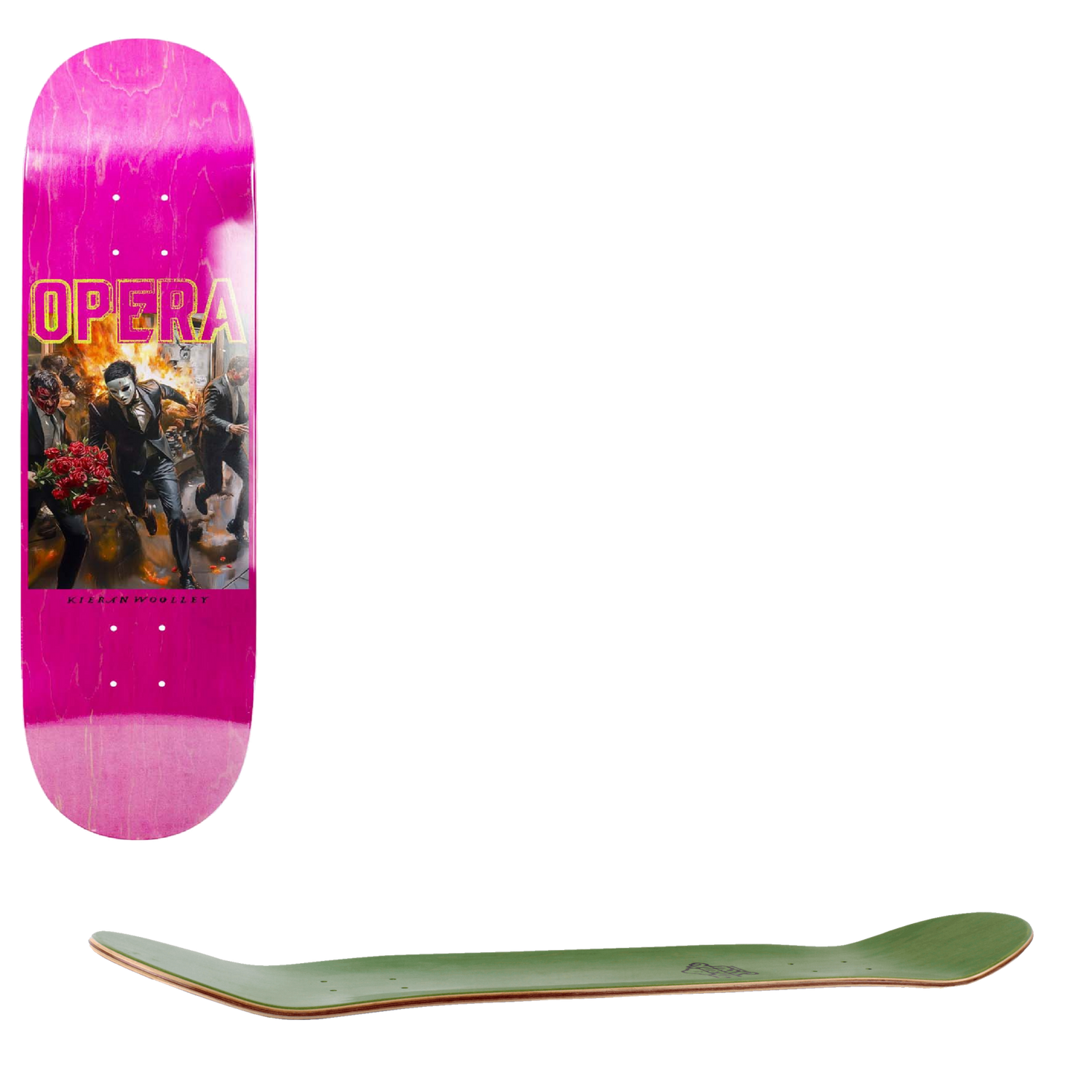 Opera Marauder Skateboard Deck - Woolley 8.5"