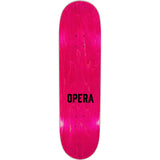 Opera Face Skateboard Deck - Holographic Black 8"