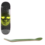 Opera Face Skateboard Deck - Holographic Black 8"