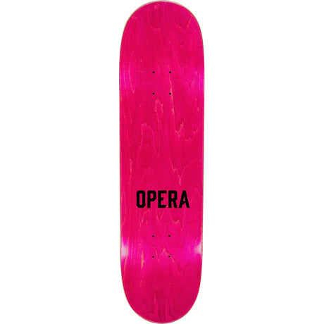 Opera Face Skateboard Deck - Holographic White 8.5"