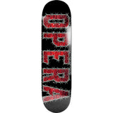 Opera Wire Skateboard Deck - Black/Red 8"