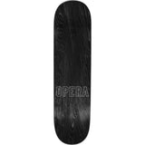 Opera Wire Skateboard Deck - Black/Red 8"