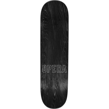 Opera Wire Skateboard Deck - Black/Red 8"