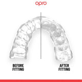 OPRO Instant Custom Snap-Fit Junior Mouth Guards - Black/White