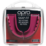 OPRO Snap-Fit Junior Mouth Guards - Hot Pink