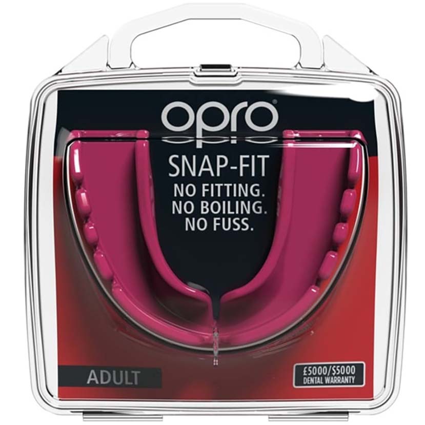 OPRO Snap-Fit Mouth Guards - Hot Pink