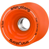 Orangatang Race In Heat 75mm Longboard Wheels - Orange 80a