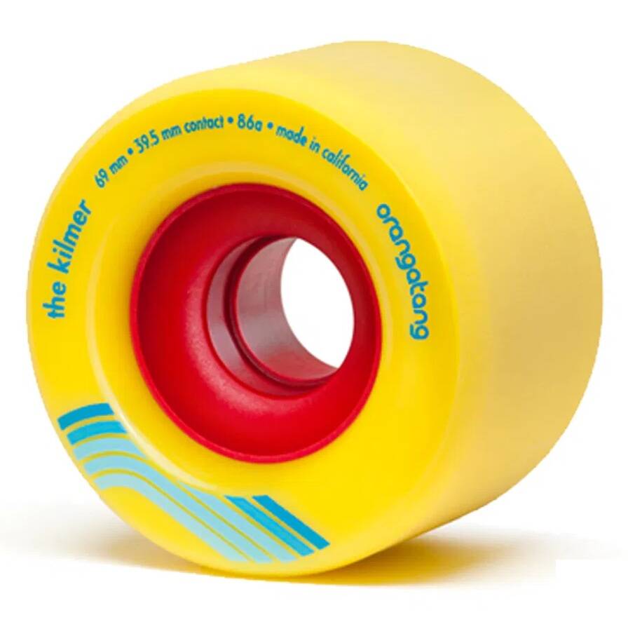 Orangatang ''Kilmer'' 86A Longboard Wheels - Yellow 69mm