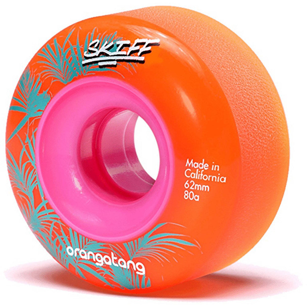 Orangatang Skiff Slasher 62mm 80a Longboard Wheels - Orange