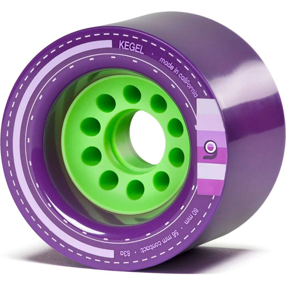 Orangatang Kegel 80mm Longboard Wheels - Purple 83a (Pack Of 4)