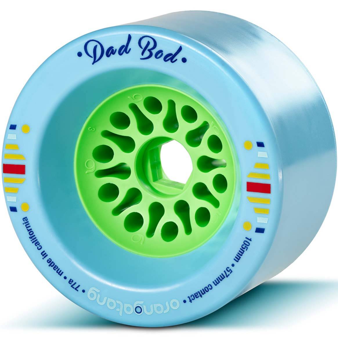 Orangatang Dad Bod 105mm Longboard Wheels - Blue 77a