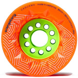 Orangatang Caguama 85mm Longboard Wheels - Orange 80a (Pack of 4)